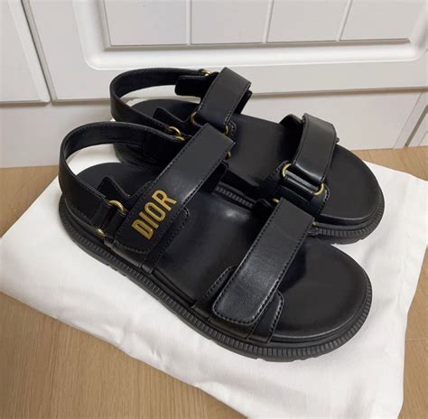 dior pink dad sandals